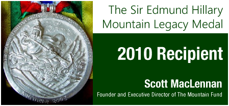 The Sir Edmund Hillary Mountain Legacy Medal